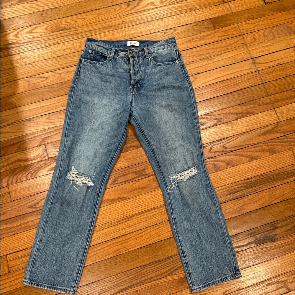 Pistola Distressed Blue Jeans